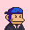 Paman Beruang pixel art avatar